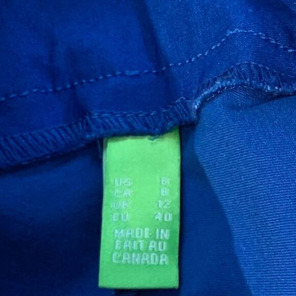 Swing Control golf shorts, women's sz 8, EUC, royal blue, pull on - Picture 7 of 16